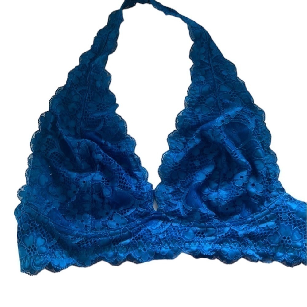 Free People lace halter bralette size small